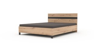 Кровать ADRK Furniture Malen, 160x200 см, коричневая цена и информация | Кровати | hansapost.ee