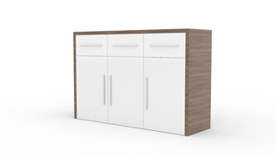 Kummut ADRK Furniture Marden, valge/pruun цена и информация | Комоды | hansapost.ee