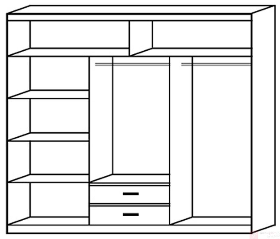 Kapp ADRK Furniture Erwin 235, pruun цена и информация | Kapid | hansapost.ee