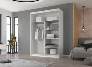 Шкаф ADRK Furniture Esti 150, белый цена и информация | Шкафы | hansapost.ee