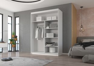 Шкаф ADRK Furniture Esti 150, серый цена и информация | Шкафы | hansapost.ee