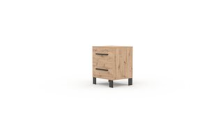 Прикроватная тумбочка ADRK Furniture Malen, коричневый цвет цена и информация | Прикроватные тумбочки | hansapost.ee