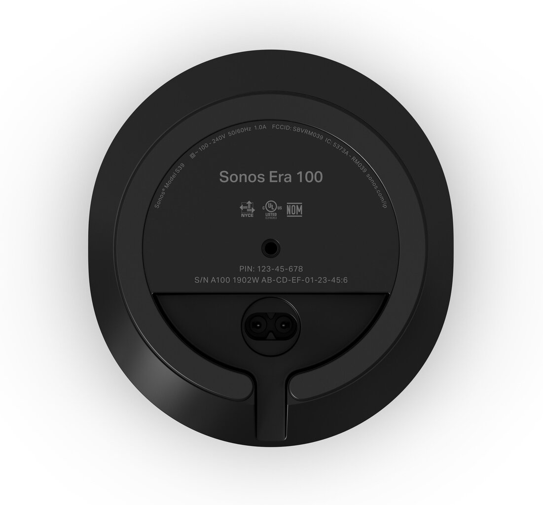 Sonos Era 100 E10G1EU1BLK цена и информация | Kõlarid | hansapost.ee