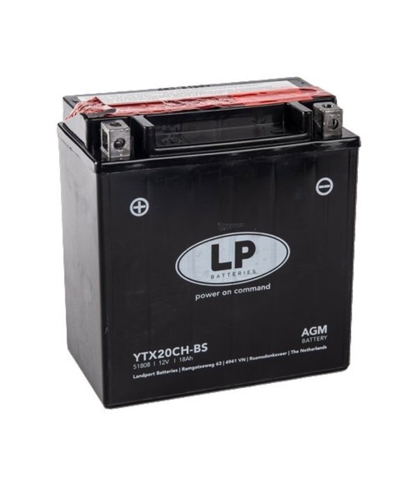 Aku Landport YTX20CH-BS, 18 Ah 12V цена и информация | Mootorrataste akud | hansapost.ee