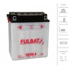 Аккумулятор FULBAT YB12A-A, 12 Ач 12 В цена и информация | Аккумуляторы | hansapost.ee