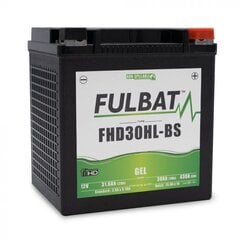 Аккумулятор Fulbat GHD30HL-BS, 30 Ач 12В цена и информация | Мото аккумуляторы | hansapost.ee