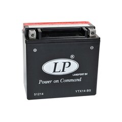 Аккумулятор Lanport YTX14-BS, 12 Ач 12В цена и информация | Аккумуляторы | hansapost.ee