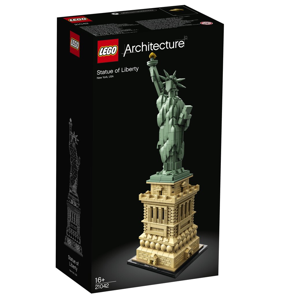 21042 LEGO® Architecture Vabadussammas цена и информация | Klotsid ja konstruktorid | hansapost.ee