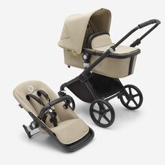 Bugaboo Fox Cub universaalne lapsevanker, Black/Desert Beige-Desert Beige hind ja info | Vankrid, jalutuskärud | hansapost.ee