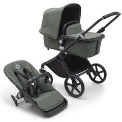 Bugaboo Fox Cub universaalne lapsevanker, Black/Forest Green-Forest Green hind ja info | Vankrid, jalutuskärud | hansapost.ee