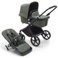 Bugaboo Fox Cub universaalne lapsevanker, Black/Forest Green-Forest Green цена и информация | Vankrid, jalutuskärud | hansapost.ee