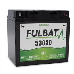 Aku Fulbat 53030 Gel, 30 Ah 300 12V hind ja info | Mootorrataste akud | hansapost.ee