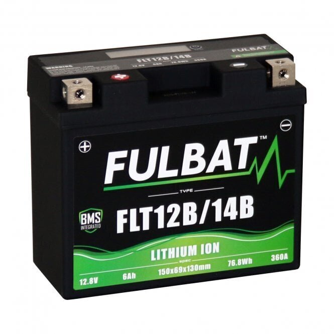 Aku Fulbat FLT12B/14B, 76,8Wh 360 A EN 12V цена и информация | Mootorrataste akud | hansapost.ee