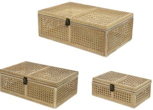 Набор коробок Decoris, 3 шт. цена и информация | Корзины и ящики для хранения | hansapost.ee