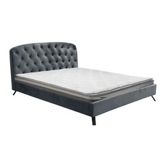 Кровать AURORA 160x200 см, серый бархат цена и информация | Кровати | hansapost.ee