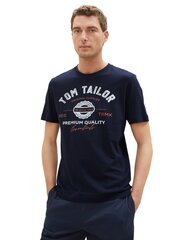 Мужская футболка Tom Tailor, темно-синяя цена и информация | Мужские футболки | hansapost.ee