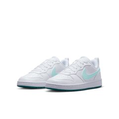 Nike noorte vabaajajalatsid COURT BOROUGH LOW RECRAFT, valge-helesinine hind ja info | Spordijalatsid lastele | hansapost.ee