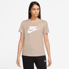 Женская футболка Nike NSW TEE ESSNTL ICN FTRA, бежевый цвет цена и информация | Женские футболки | hansapost.ee