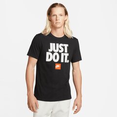 Мужская футболка Nike FRAN JDI VERBIAGE, черная цена и информация | Мужские футболки | hansapost.ee