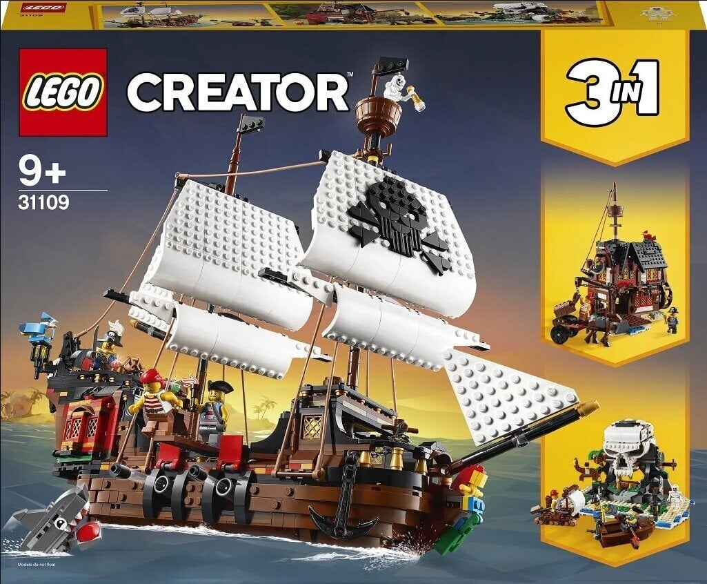 31109 LEGO® Creator Piraadilaev цена и информация | Klotsid ja konstruktorid | hansapost.ee