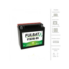 Аккумулятор FULBAT YTX20L-BS, 18 Ач 270 А EN 12В цена и информация | Мото аккумуляторы | hansapost.ee