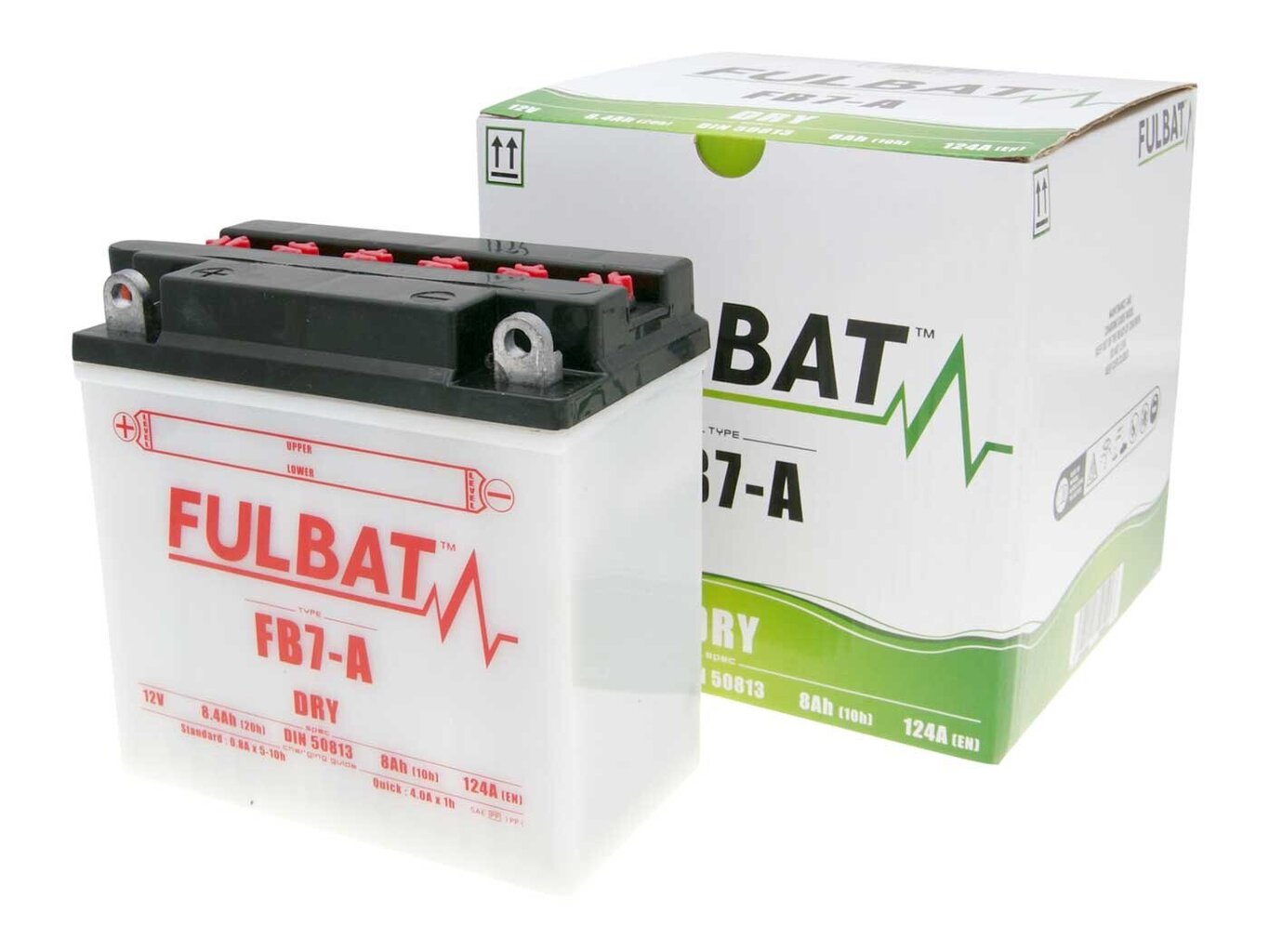 Aku Fulbat YB7-A, 8 Ah 12V hind ja info | Mootorrataste akud | hansapost.ee