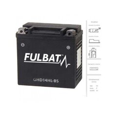 Aku FULBAT GHD14HL-BS, 14 Ah 12V hind ja info | Mootorrataste akud | hansapost.ee