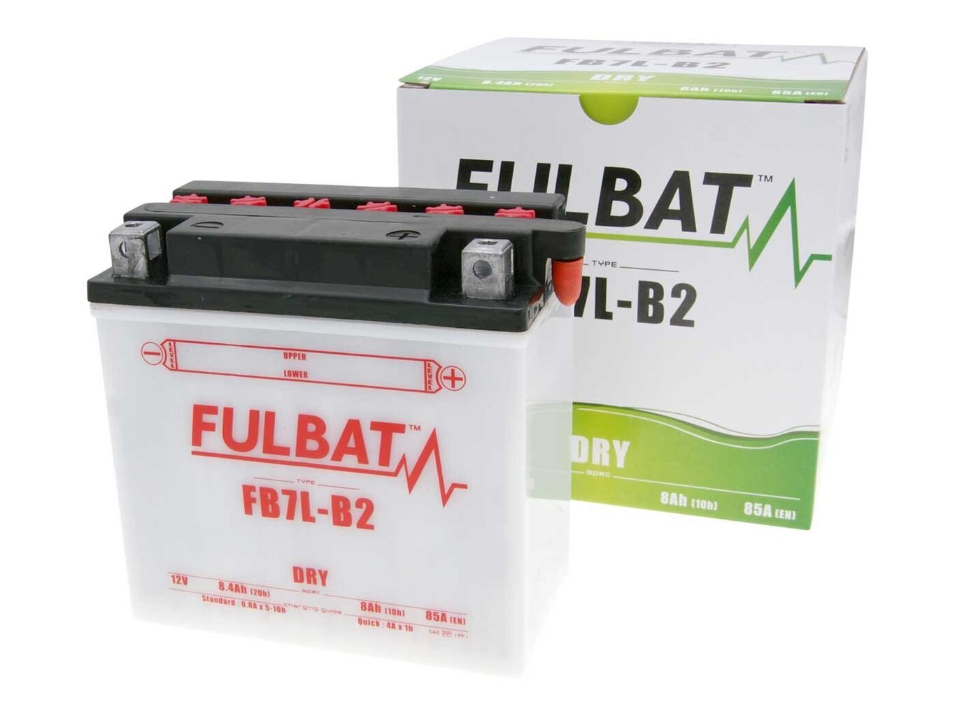 Aku Fulbat YB7L-B2, 8 Ah 85 12V hind ja info | Mootorrataste akud | hansapost.ee