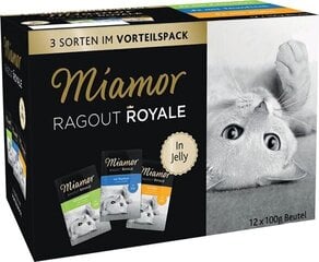 Miamor Ragout Royale küüliku, kana, tuunikalaga, 12x100g hind ja info | Kassikonservid | hansapost.ee