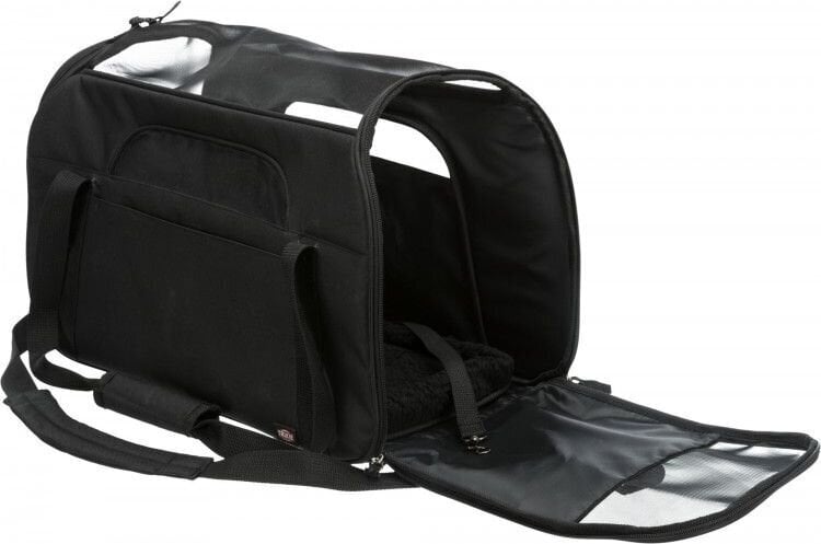 Trixie transpordikott, must, 25x33x50 cm hind ja info | Transpordipuurid, -kotid ja aedikud | hansapost.ee