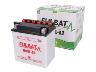 Аккумулятор FULBAT FB10L-A2, 11 Ач 12В цена и информация | Мото аккумуляторы | hansapost.ee