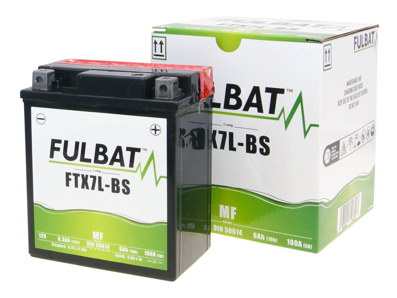 Aku Fulbat YTX7L-BS, 6 Ah 85 A EN 12V цена и информация | Mootorrataste akud | hansapost.ee