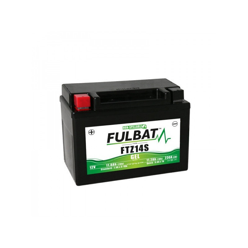 Aku FULBAT GTZ14S (FTZ14S Gel), 11.2 Ah 230 A EN 12V hind ja info | Mootorrataste akud | hansapost.ee