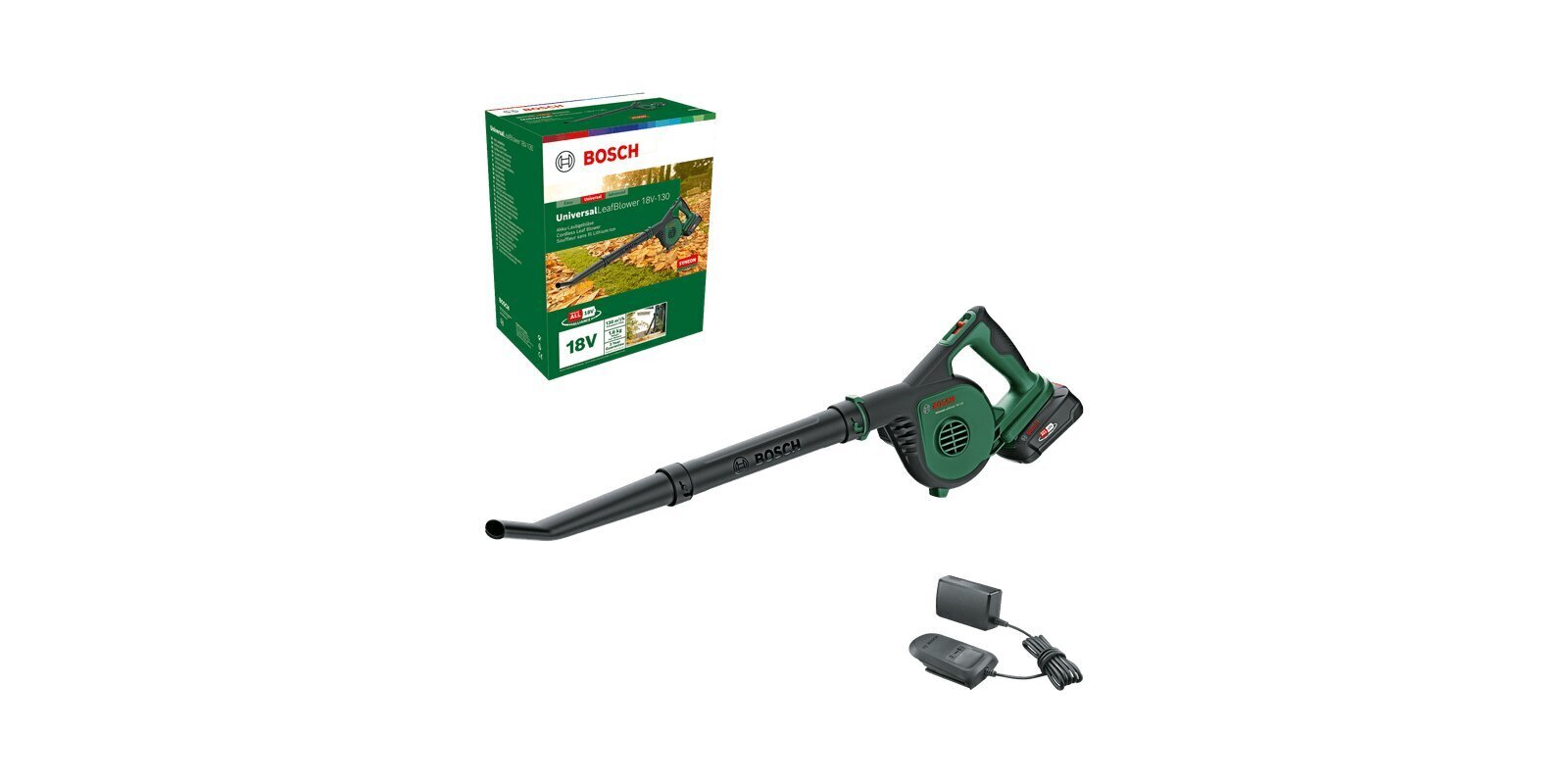 Akutoitega lehepuhur Bosch Universal LeafBlower 18V-130 hind ja info | Lehepuhurid ja oksapurustajad | hansapost.ee