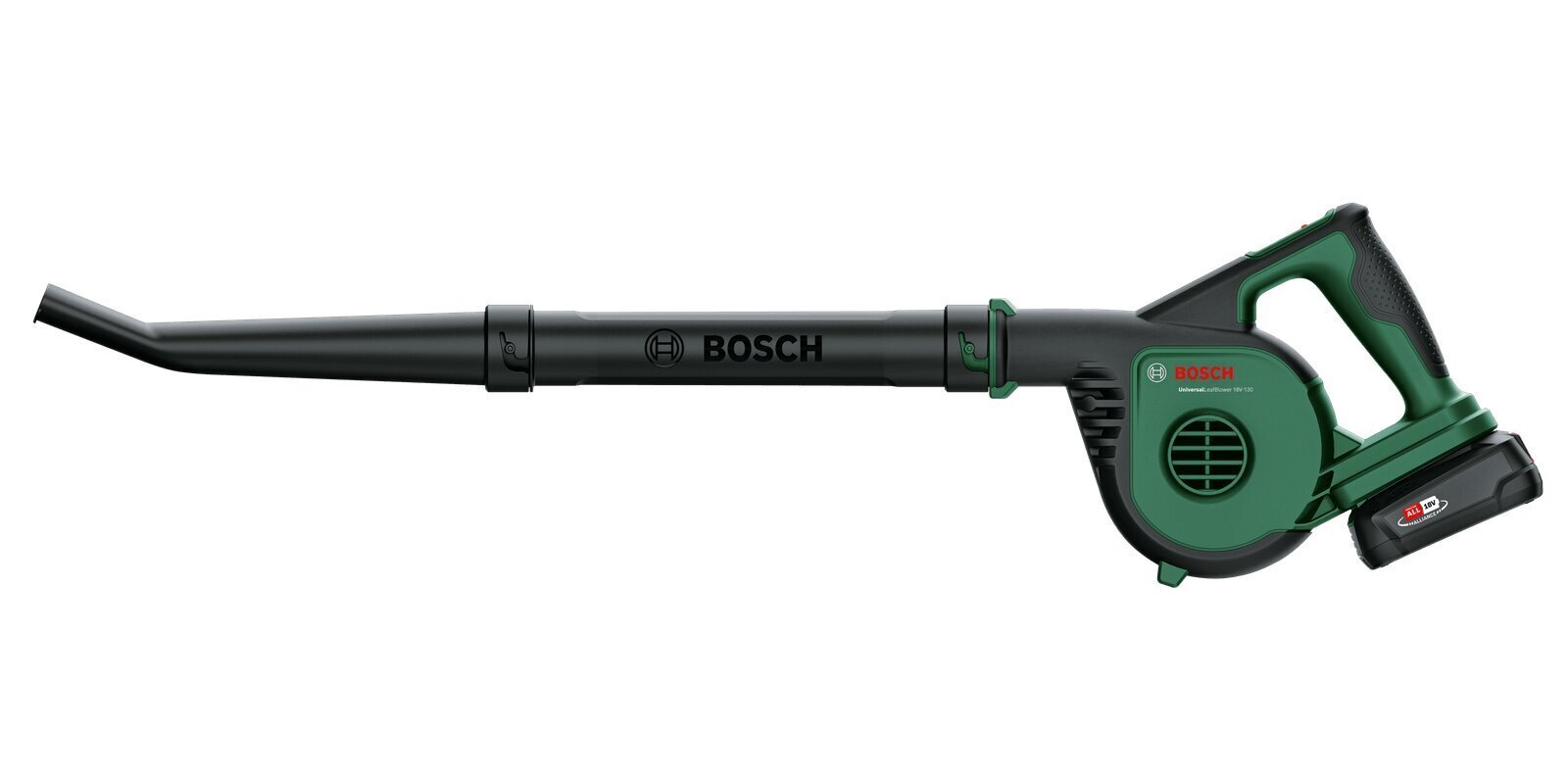 Akutoitega lehepuhur Bosch Universal LeafBlower 18V-130 цена и информация | Lehepuhurid ja oksapurustajad | hansapost.ee