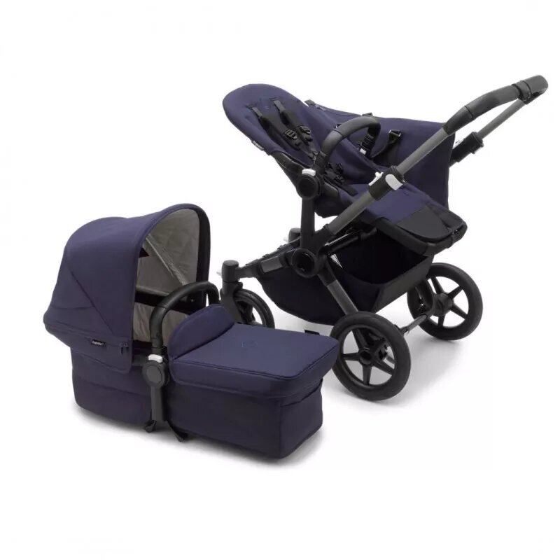 Bugaboo Donkey 5 Mono universaalne lapsevanker, Graphite/Dark Navy hind ja info | Vankrid, jalutuskärud | hansapost.ee