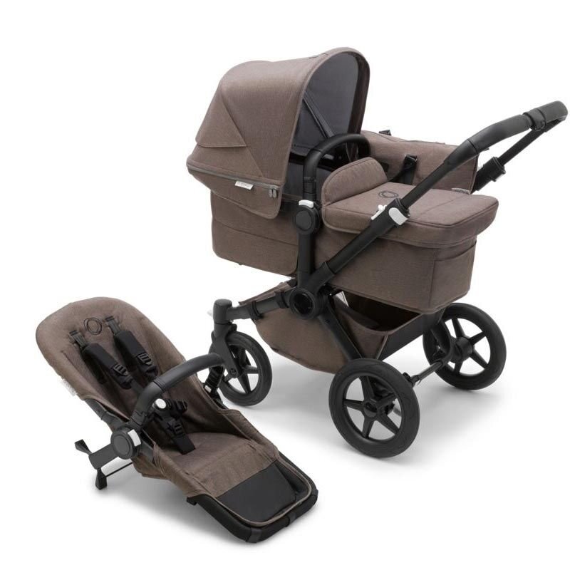 Bugaboo Donkey 5 Mineral Mono universaalne lapsevanker, Black/Taupe hind ja info | Vankrid, jalutuskärud | hansapost.ee