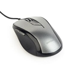 Gembird MUS-6B-01-BG, черный/серый цена и информация | Компьютерные мыши | hansapost.ee