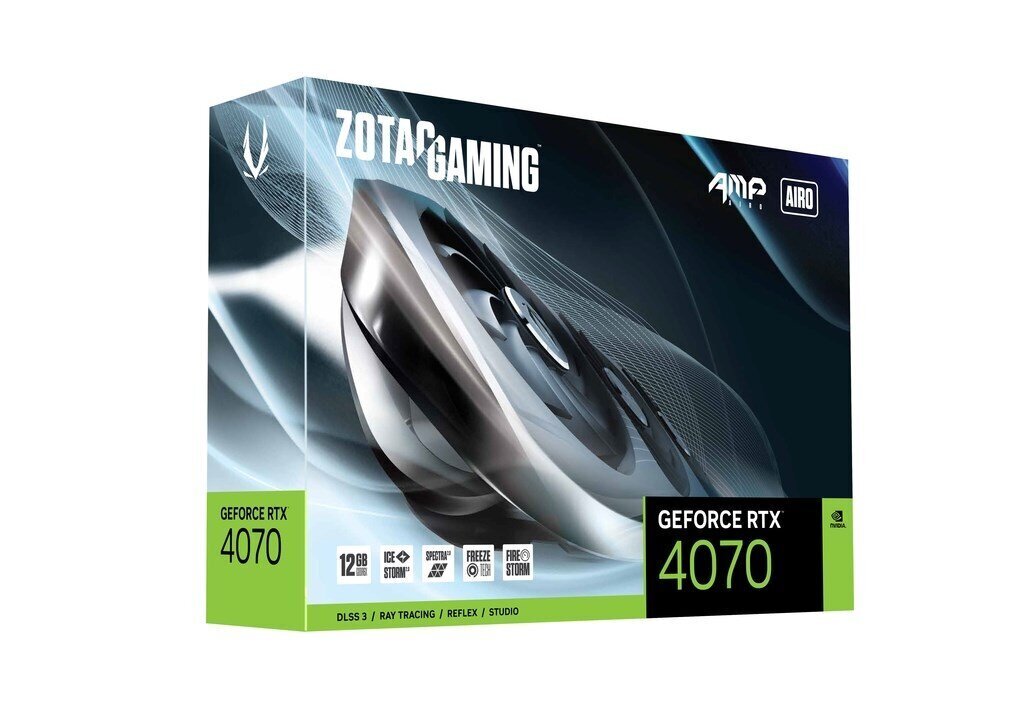 Zotac Gaming GeForce RTX 4070 AMP Airo (ZT-D40700F-10P) hind ja info | Videokaardid | hansapost.ee