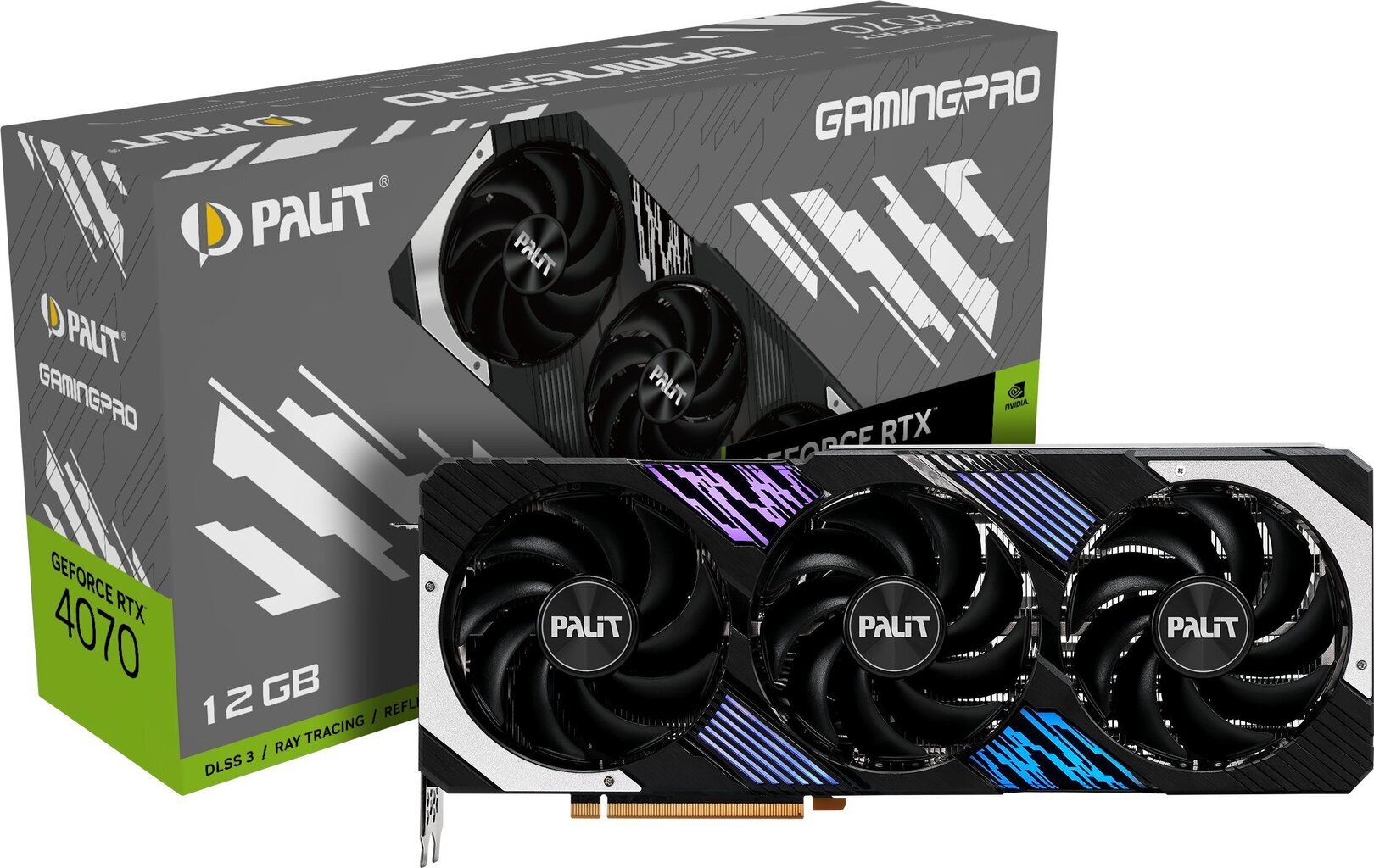 Palit GeForce RTX 4070 GamingPro (NED4070019K9-1043A) цена и информация | Videokaardid | hansapost.ee