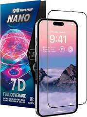 Kaitseklaas Crong 7D Nano Flexible, iPhone 14 Pro Max hind ja info | Ekraani kaitseklaasid ja kaitsekiled | hansapost.ee