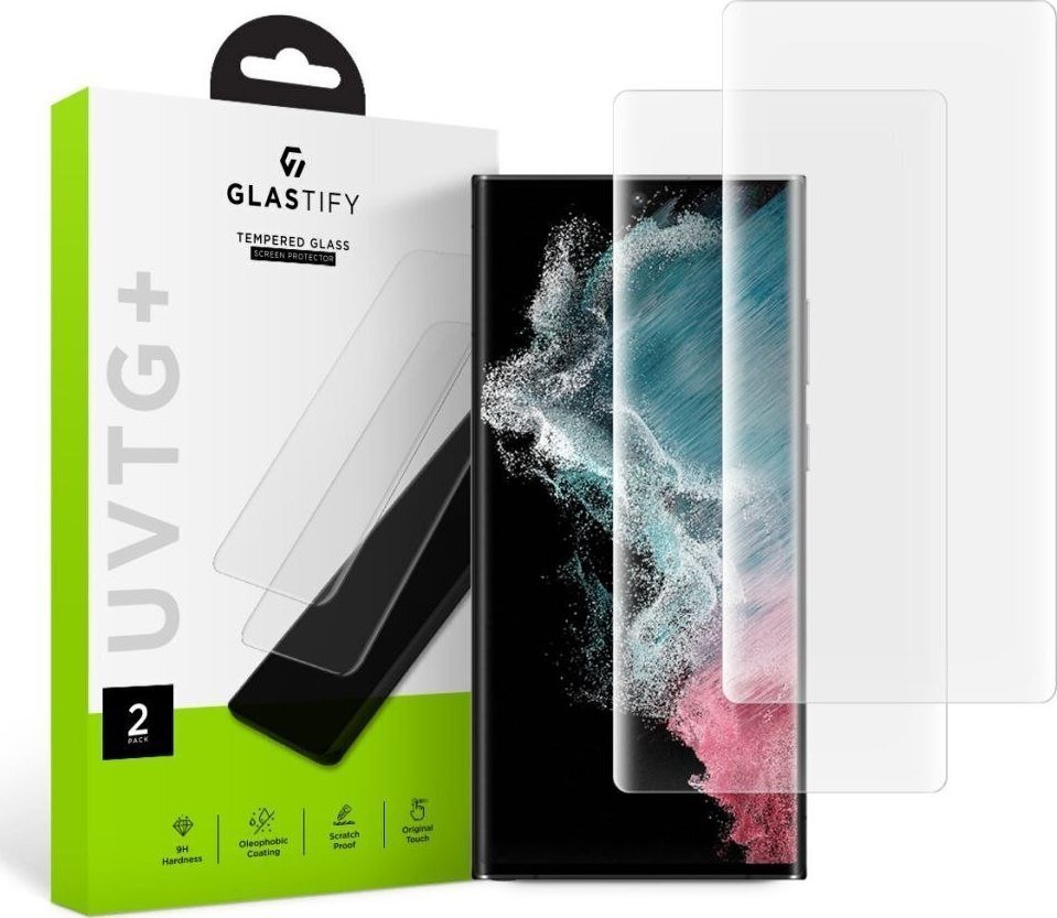 Kaitseklaas Glastify UVTG+, Samsung Galaxy S23 Ultra hind ja info | Ekraani kaitseklaasid ja kaitsekiled | hansapost.ee