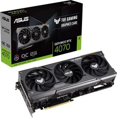 Asus TUF Gaming GeForce RTX 4070 12GB GDDR6X OC Edition (TUF-RTX4070-O12G-GAMING) price and information | Video cards | hansapost.ee