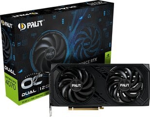 Palit GeForce RTX 4070 Dual OC (NED4070S19K9-1047D) цена и информация | Palit Компьютерная техника | hansapost.ee