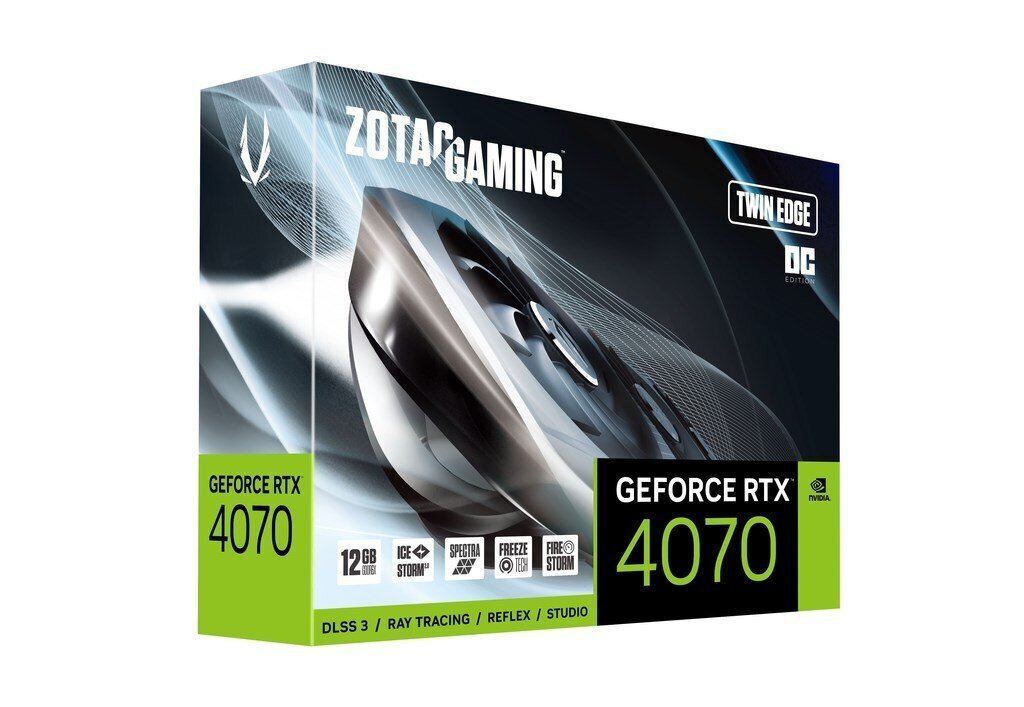 Zotac Gaming GeForce RTX 4070 Twin Edge OC (ZT-D40700H-10M) hind ja info | Videokaardid | hansapost.ee