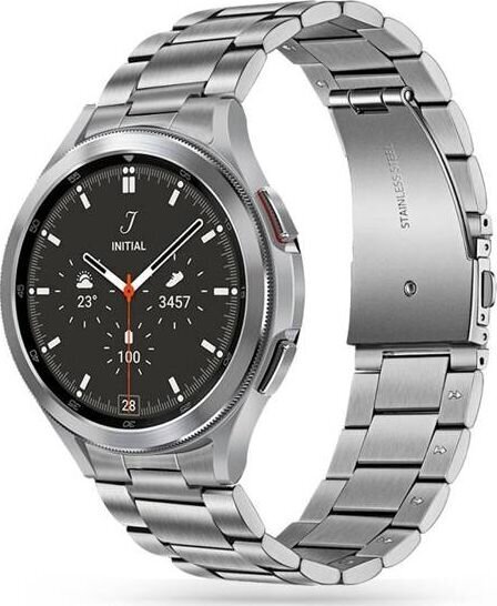 Tech-Protect Stainless Samsung Watch 40/42/44/45/46mm, Silver цена и информация | Nutikellade aksessuaarid ja tarvikud | hansapost.ee