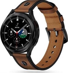 Ремешок с пряжкой Tech-Protect для Samsung Galaxy Watch 4/5/5 PRO (40/42/44/45/46 мм), коричневый цена и информация | Аксессуары для смарт-часов и браслетов | hansapost.ee