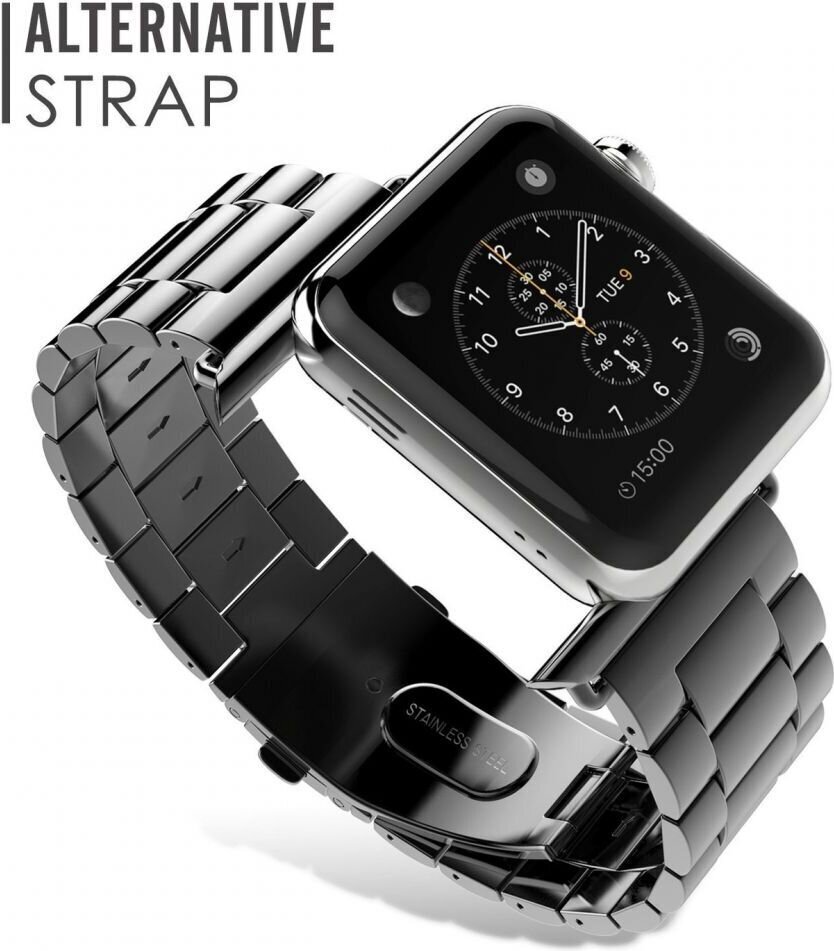 Tech-Protect Apple Watch 42/44/45/49 mm, Black hind ja info | Nutikellade aksessuaarid ja tarvikud | hansapost.ee