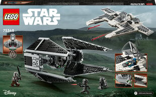 75348 LEGO® Star Wars «Мандалорский истребитель Клык против TIE Перехватчика™» цена и информация | Конструкторы и кубики | hansapost.ee