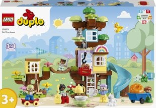 10993 LEGO® DUPLO 3 ühes Puumaja hind ja info | Klotsid ja konstruktorid | hansapost.ee